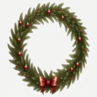 christmas wreath transparent