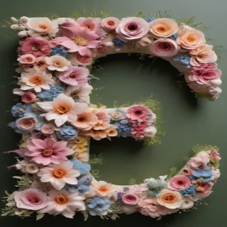 floral letters