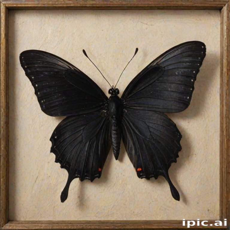 black butterfly
