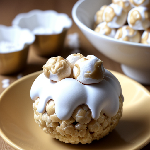caramel marshmallow rice krispie balls