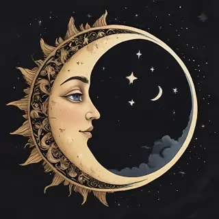 sun and moon