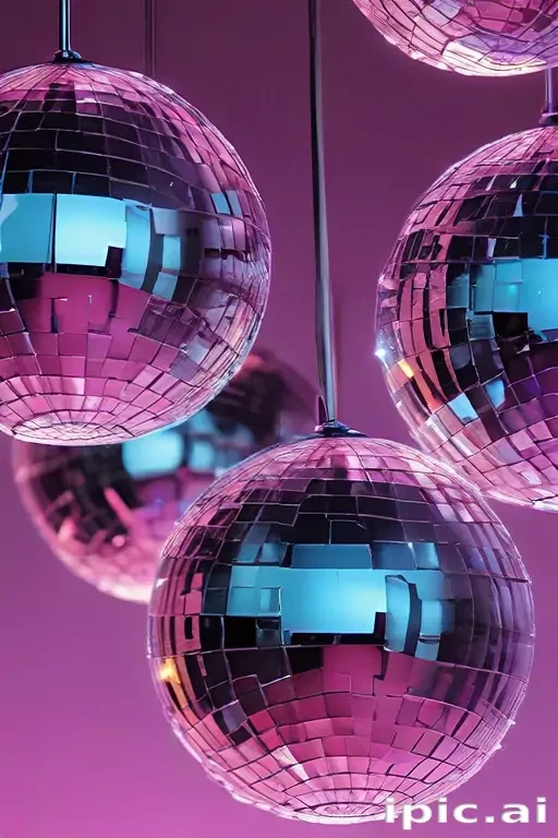 transparent disco balls