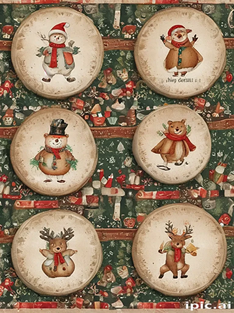christmas back rounds