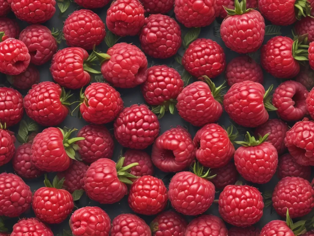 cartoon raspberry