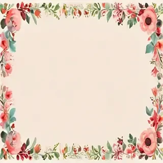 floral page borders