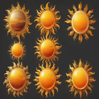 sun clip art transparent background