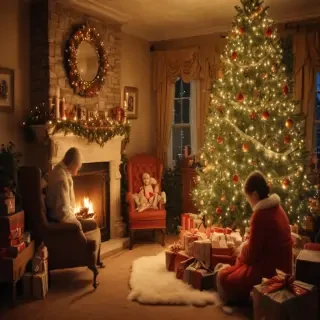 vintage merry christmas image