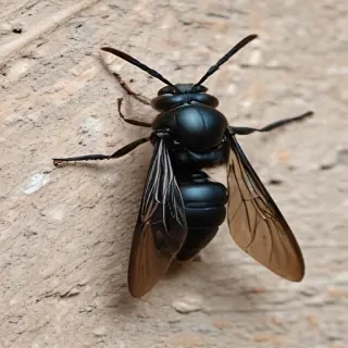 black wasp