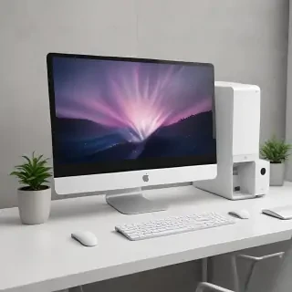 computer mockup