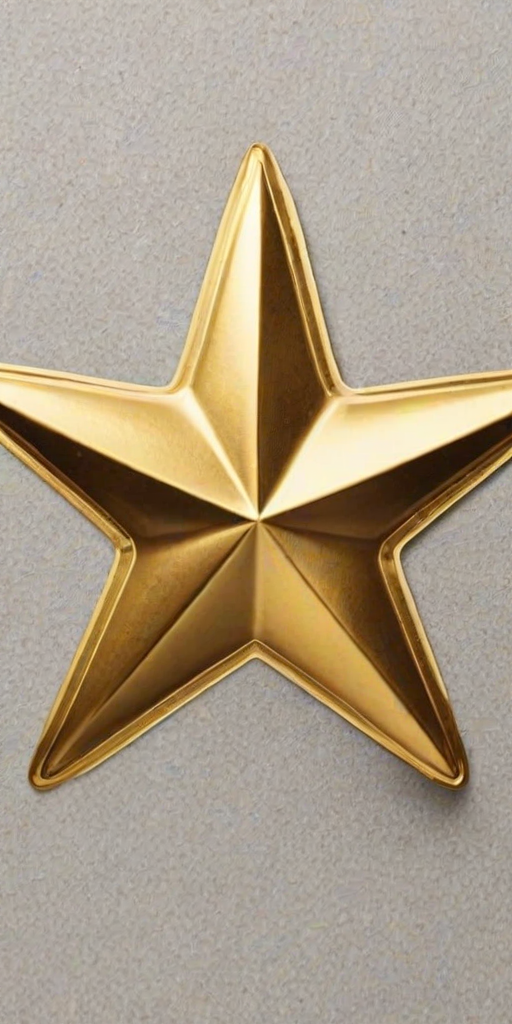 gold star sticker png