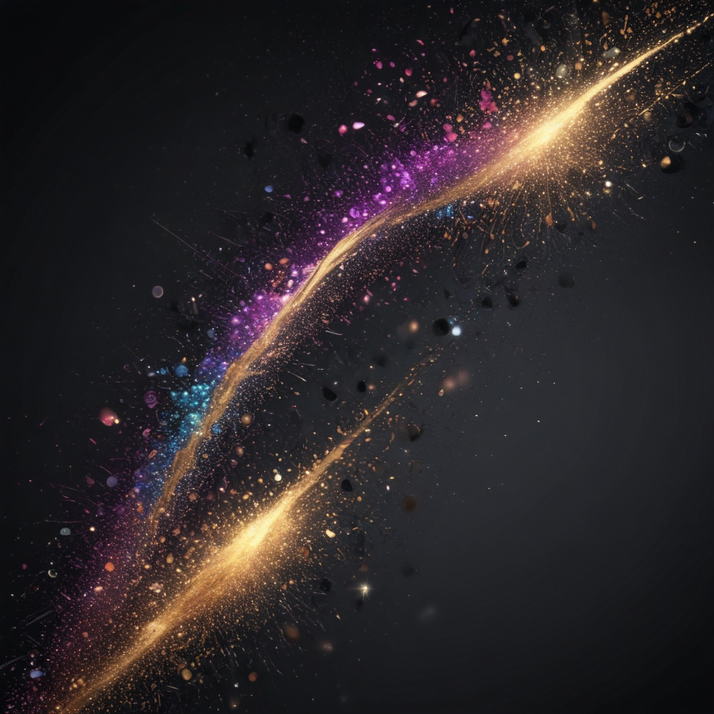 Cosmic Explosion of Colors and Light Creating a Stunning Visual Spectacle