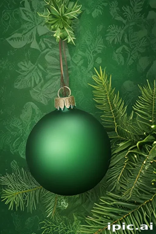 green christmas wallpaper