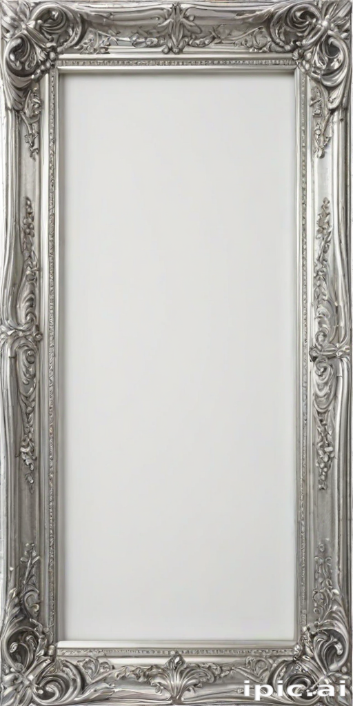 silver frame png