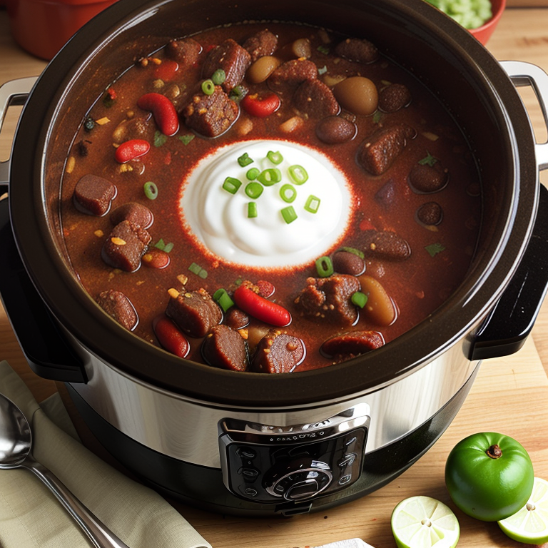 chili recipe venison crock pot