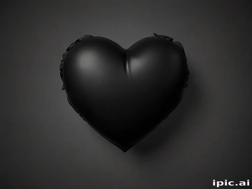 black heart pic