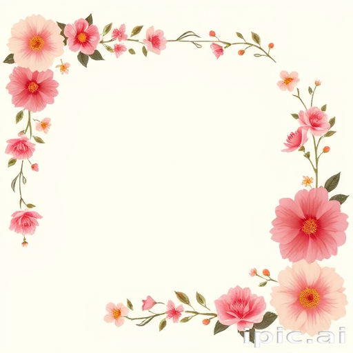 floral border png
