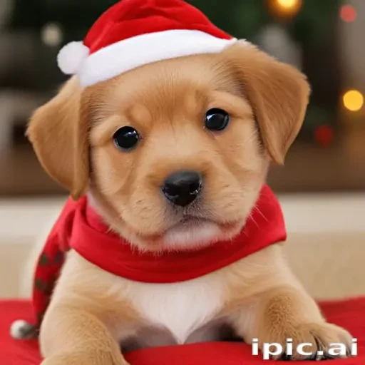 puppy christmas dog wallpaper