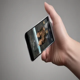 phone in hand png