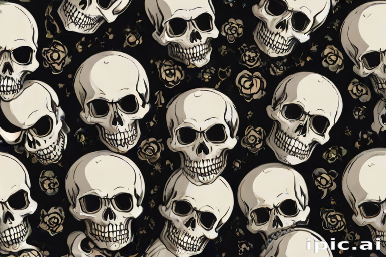 skull background