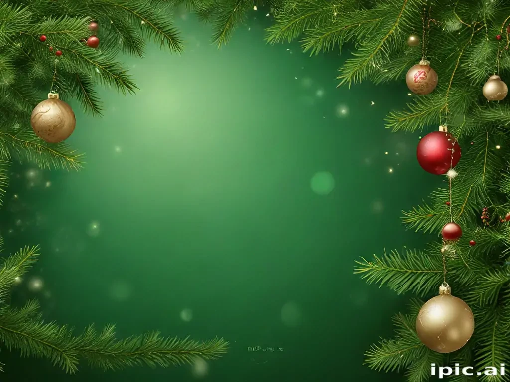 green christmas background