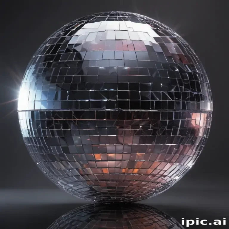 transparent disco ball