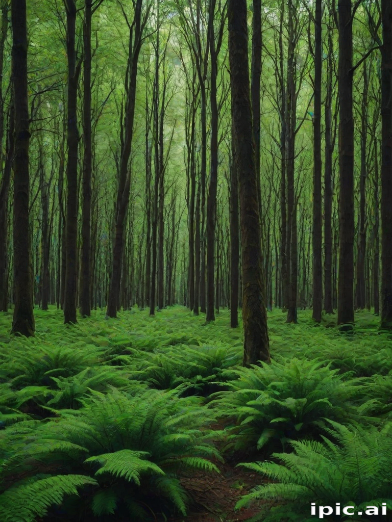 green forest aesthetic