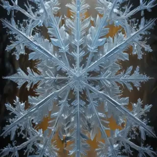 transparent snowflake