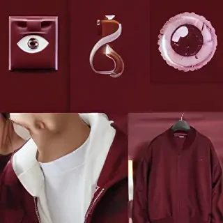 maroon aesthetic