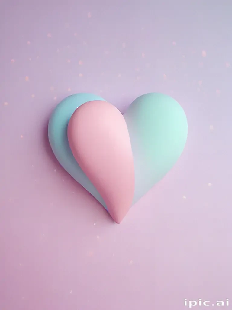 pastel heart wallpaper