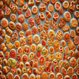 animated food