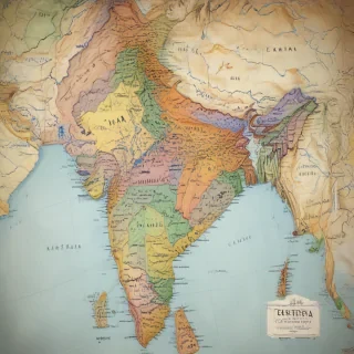 map of india