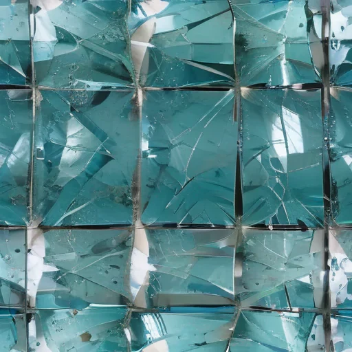 broken glass texture