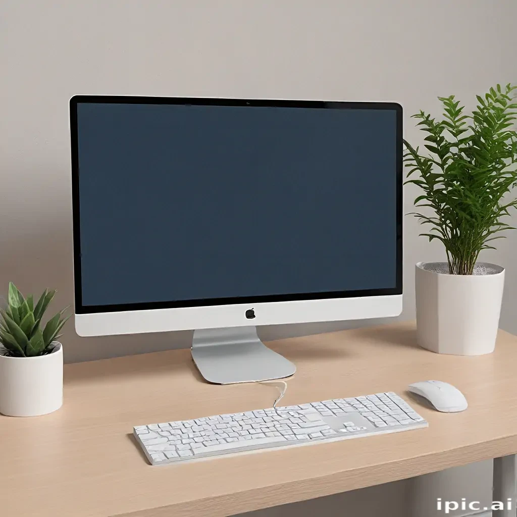 computer mockup