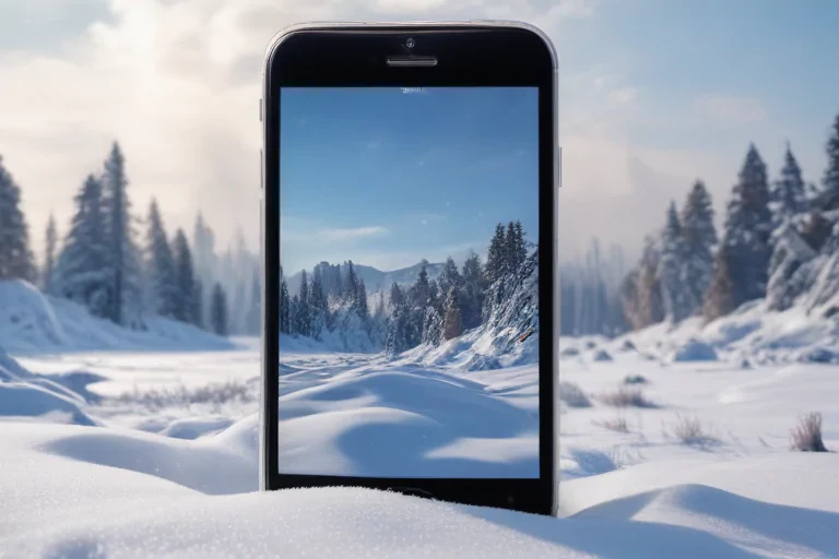 snow background iphone