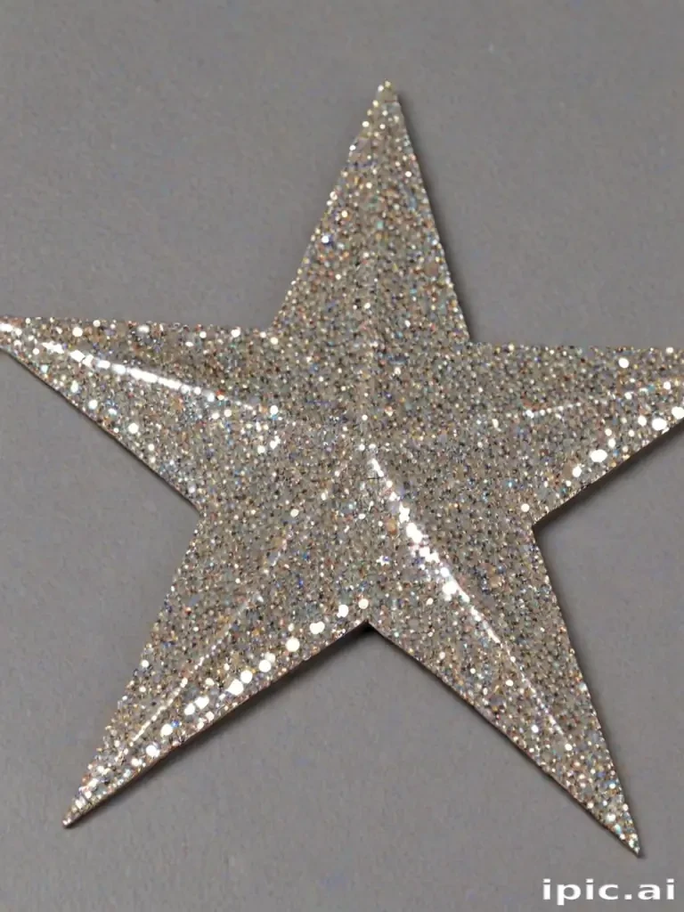 glitter star png