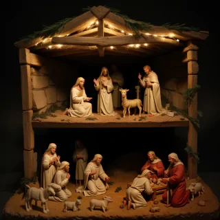 images of the manger scene