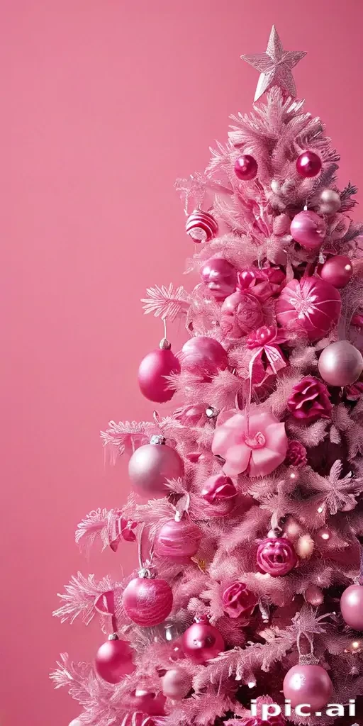 pink christmas desktop wallpaper