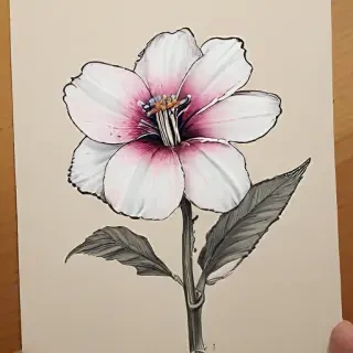 flower drawwing