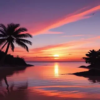 aesthetic wallpaper sunset