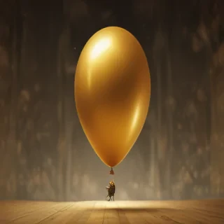 golden balloon