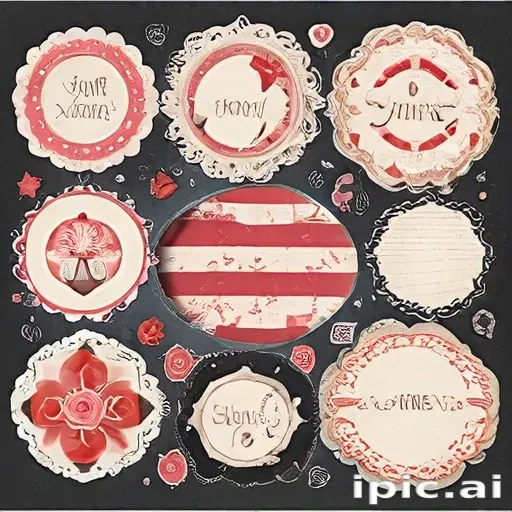scrapbook stickers png