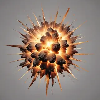 explosion transparent background