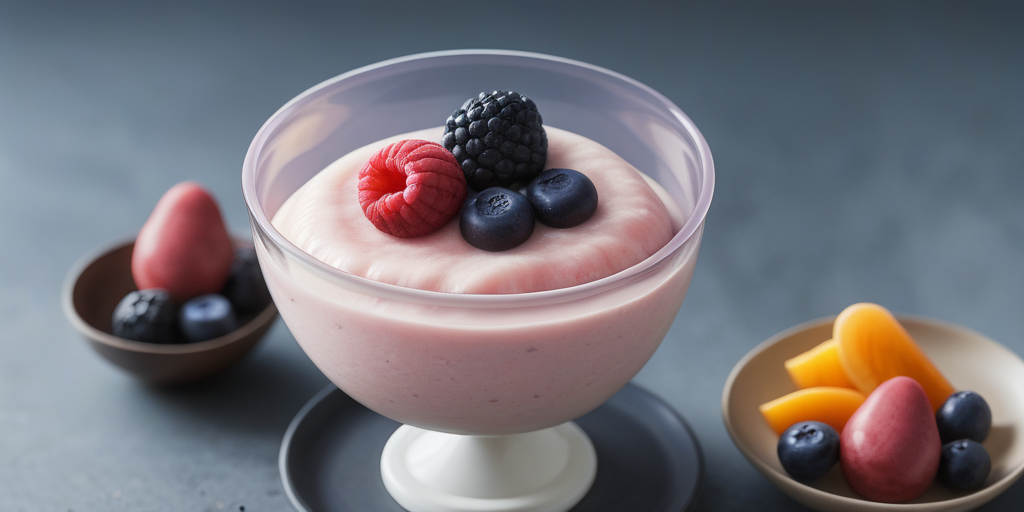 ninja creami sorbet with frozen fruit