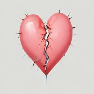 broken heart transparent