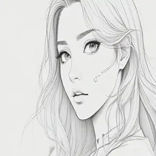 transparent line art