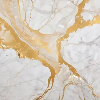 white and gold marble background