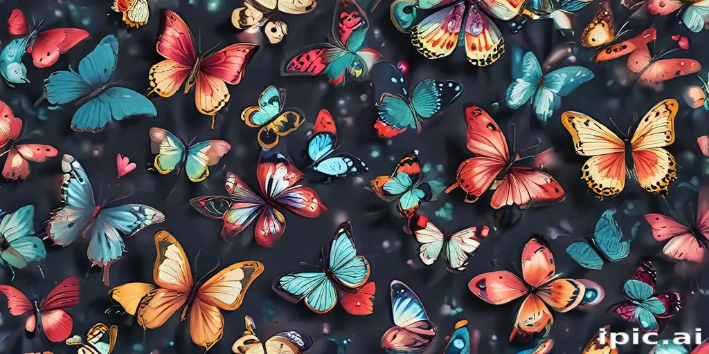butterfly wall paper