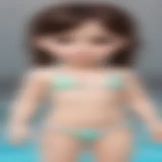 little girl in bikini ai