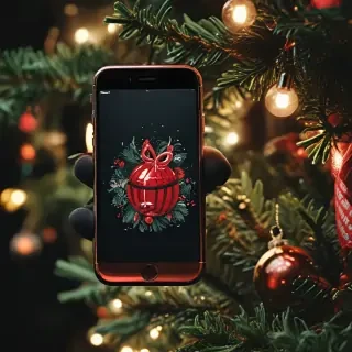 aesthetic christmas iphone backgrounds