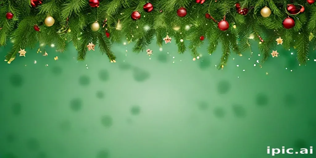 green christmas background